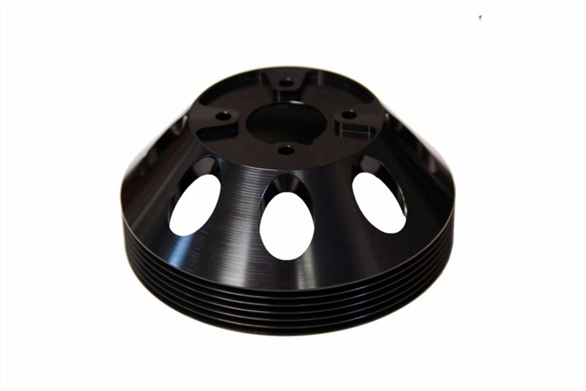 Picture of Torque Solution Lightweight Water Pump Pulley Black: Hyundai Genesis Coupe 3-8 2010+