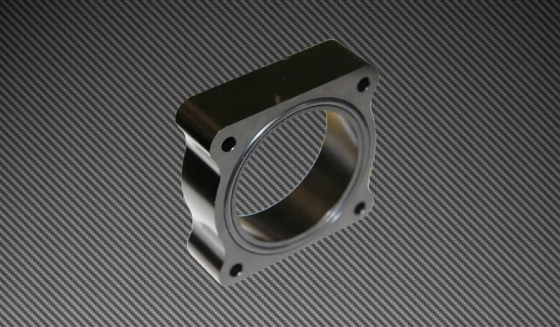 Picture of Torque Solution Throttle Body Spacer 2013 Ford Focus ST - Black