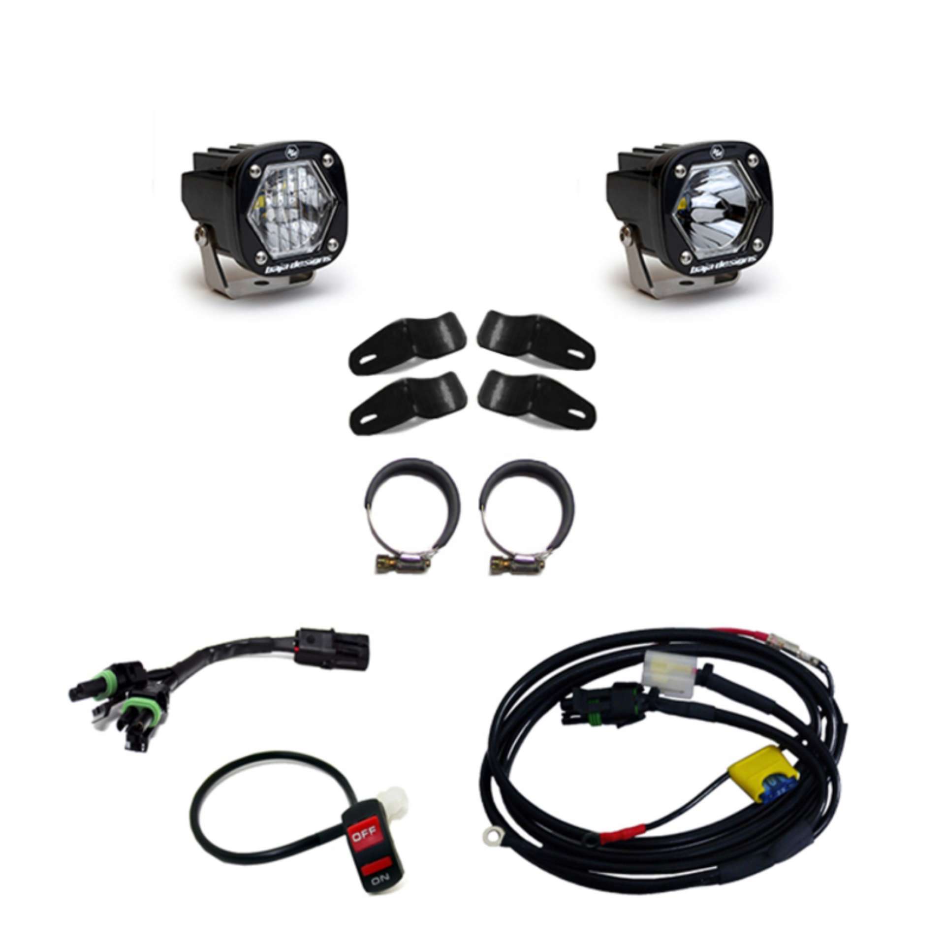 Picture of Baja Designs S1 Universal Moto Kit Driving-Combo Baja Desgins