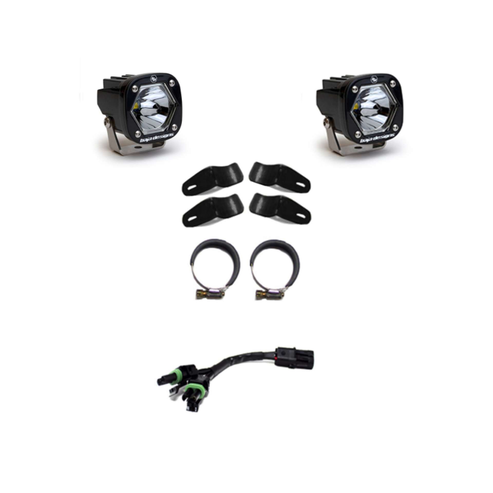 Picture of Baja Designs S1 Universal Moto Kit Spot w-EFI Baja Desgins