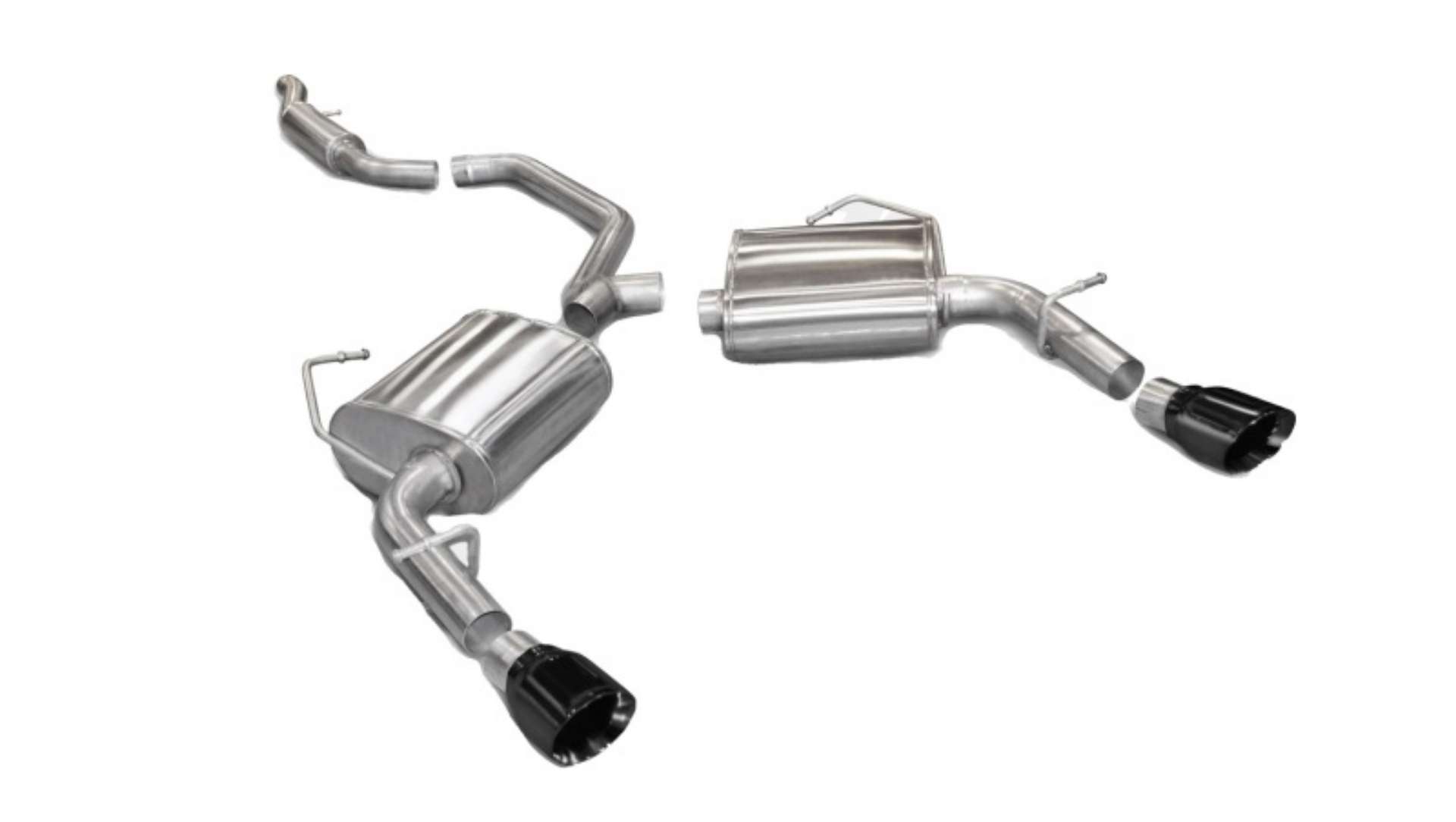 Picture of Corsa 2011-2014 Chrysler 200-Dodge Avenger V6 Black Sport Cat-Back Exhaust