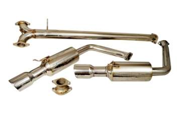 Picture of Injen 2011-14 Hyundai Sonata-Kia Optima 2-0L - 3inch Cat Back w- Dual 60mm Mufflers