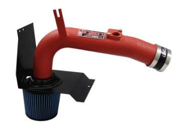 Picture of Injen 2014 Subaru Impreza WRX-STi 2-5L 4 Cyl-Turbo Wrinkle Red Cold Air Intake w- Heat Shield