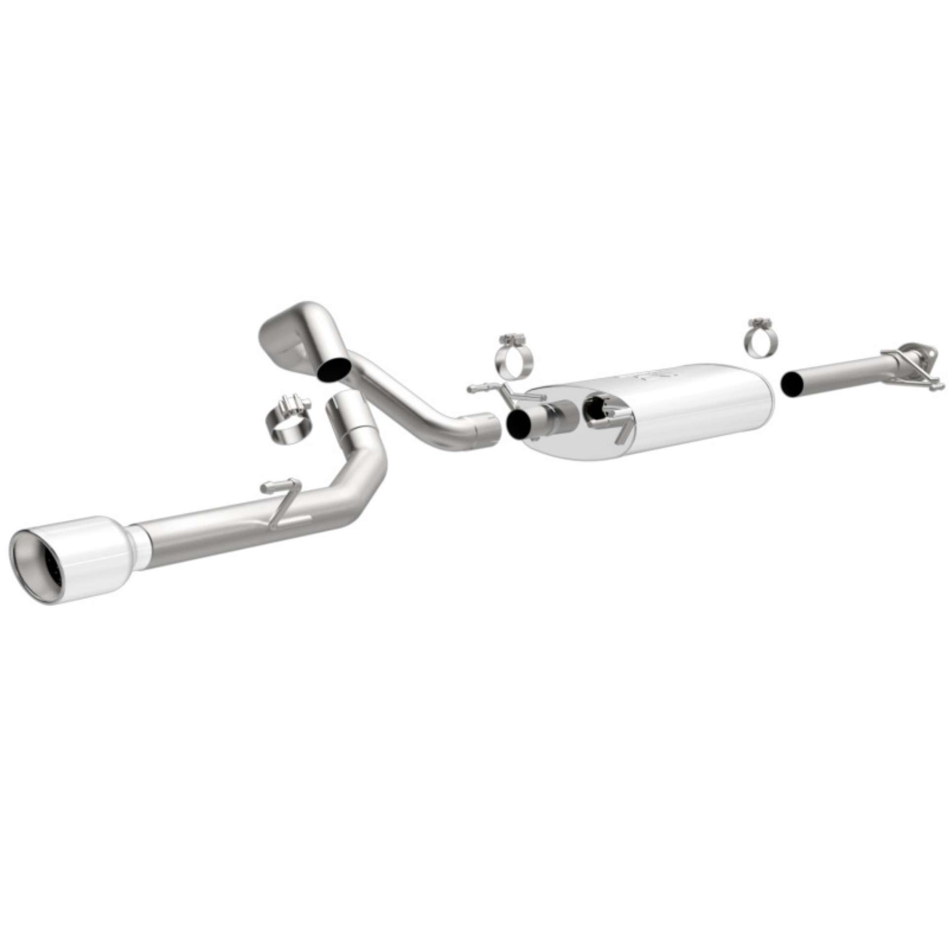 Picture of MagnaFlow 12-14 Toyota 4Runner V6 4-0L Single Straight P-S Rear Exit SS Cat Back Performance Exhaust