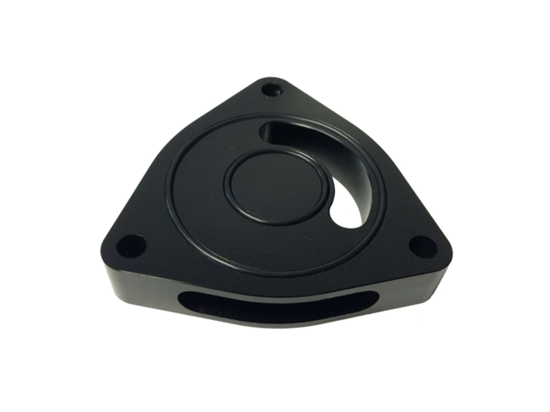 Picture of Torque Solution Blow Off BOV Sound Plate Black: Hyundai Genesis Coupe 2-0T ALL