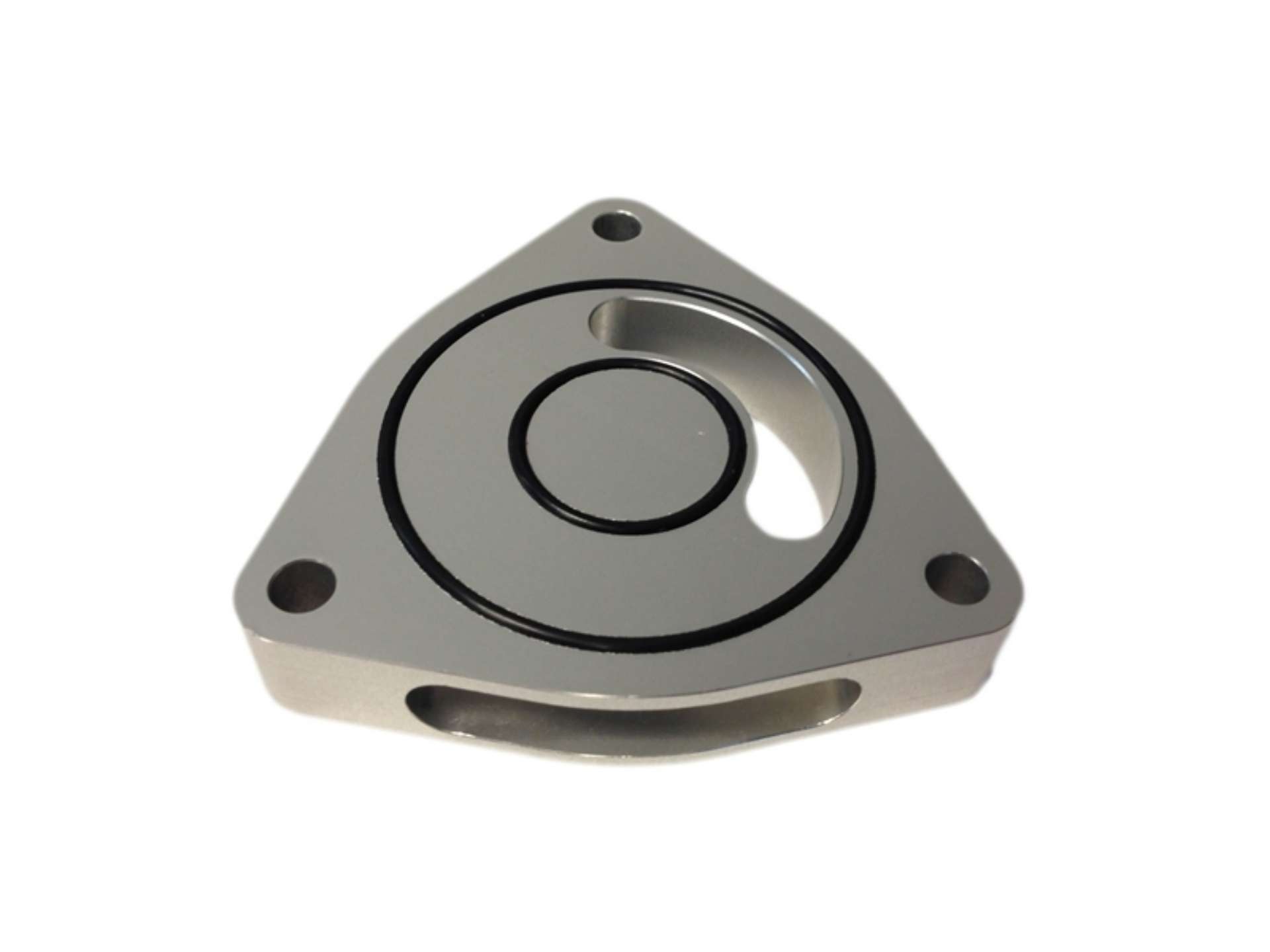 Picture of Torque Solution Blow Off BOV Sound Plate Silver: Hyundai Genesis Coupe 2-0T ALL