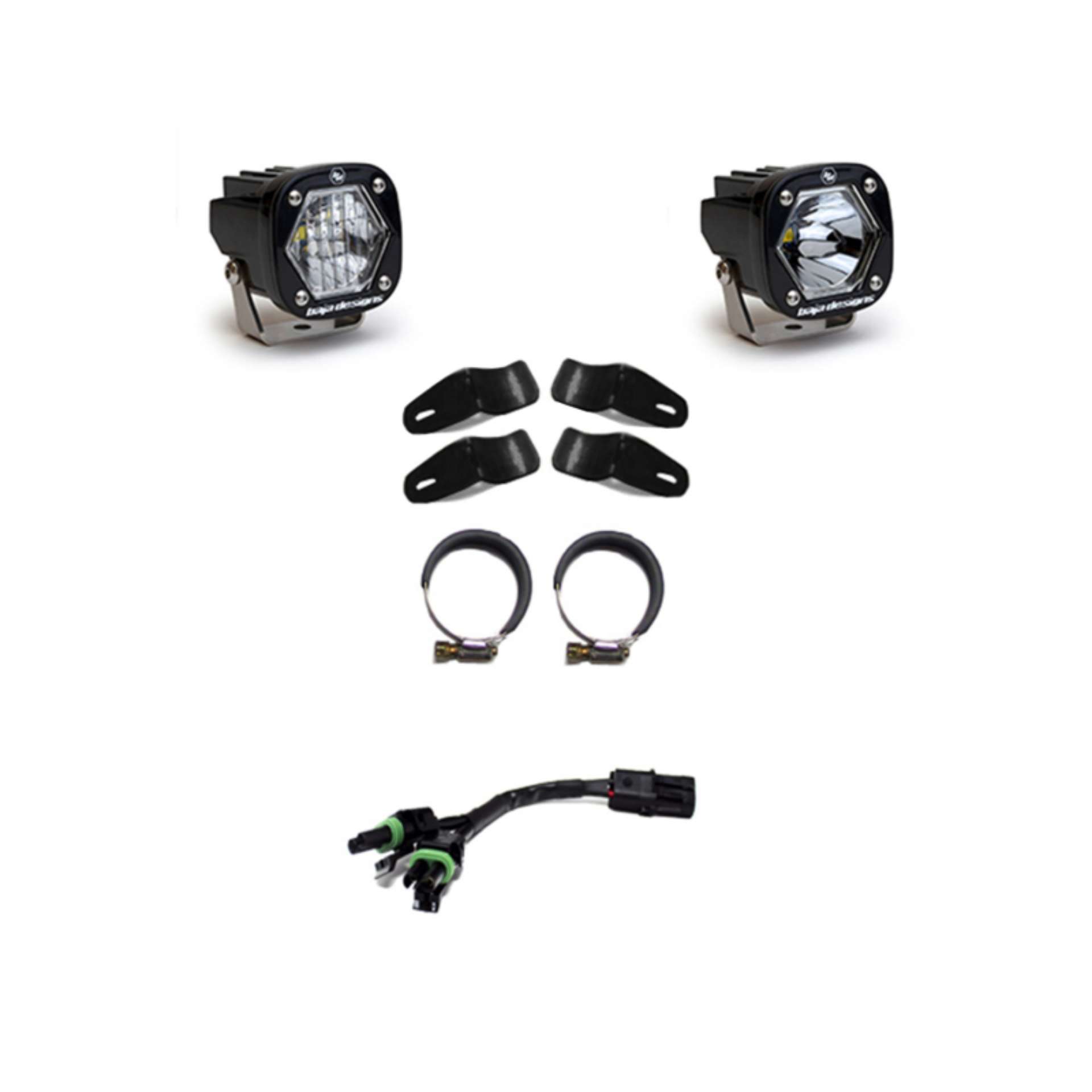 Picture of Baja Designs S1 Universal Moto Kit Driving-Combo w-EFI