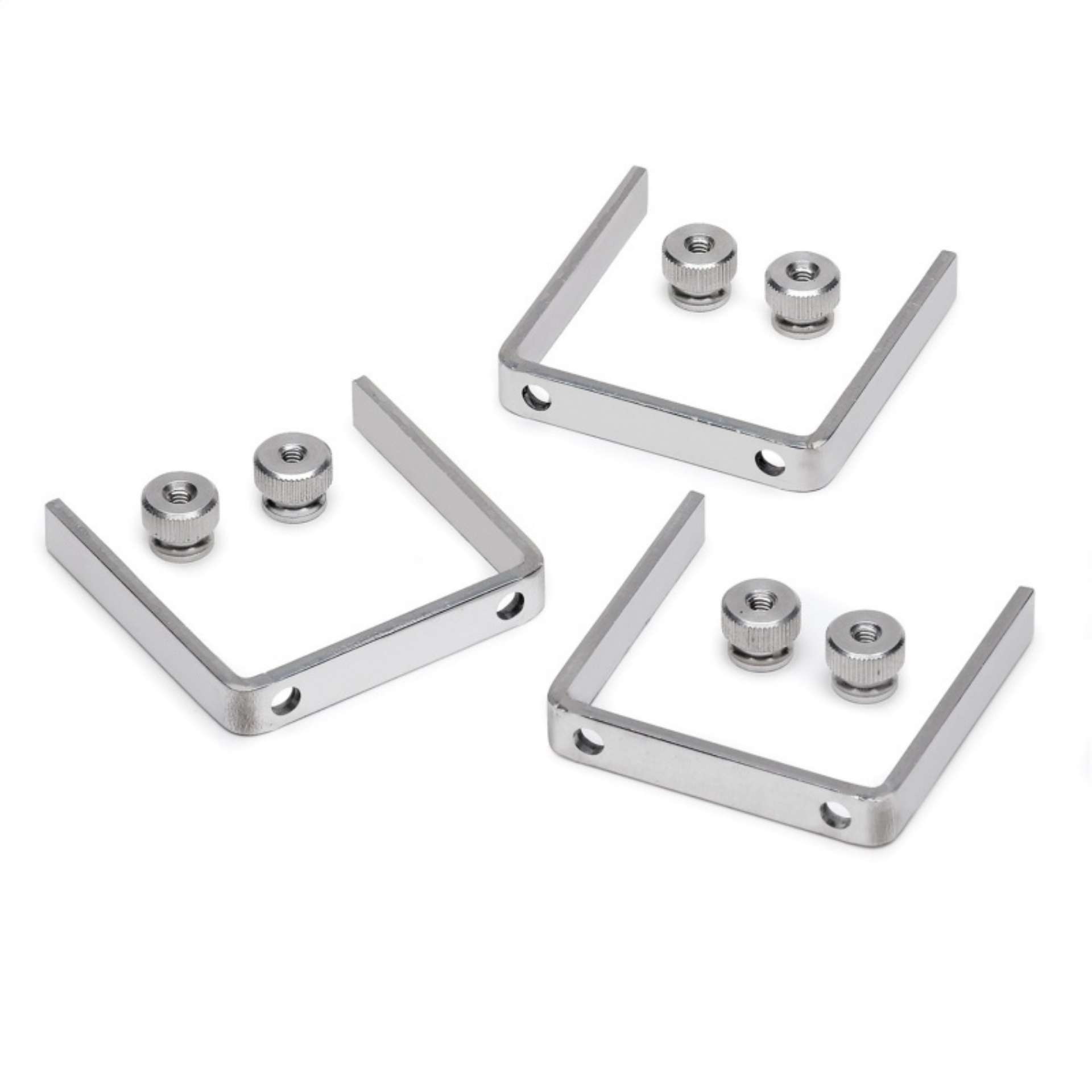 Picture of Autometer 2 1-16in Aluminum Gauge Bracket Kit Assembly