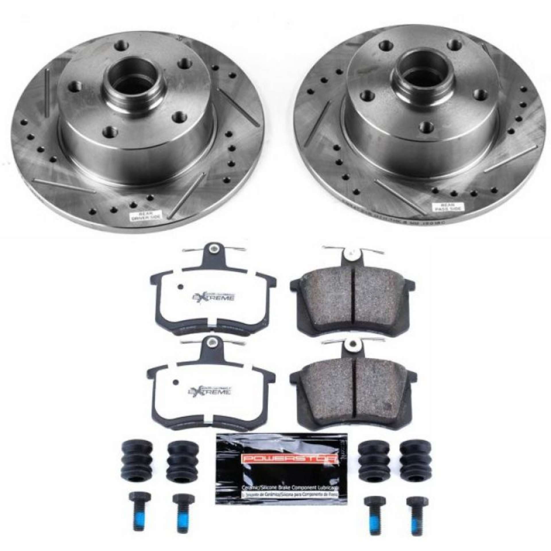 Picture of Power Stop 96-97 Audi A4 Rear Z26 Street Warrior Brake Kit