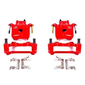 Picture of Power Stop 02-04 Infiniti I35 Front Red Calipers w-Brackets - Pair