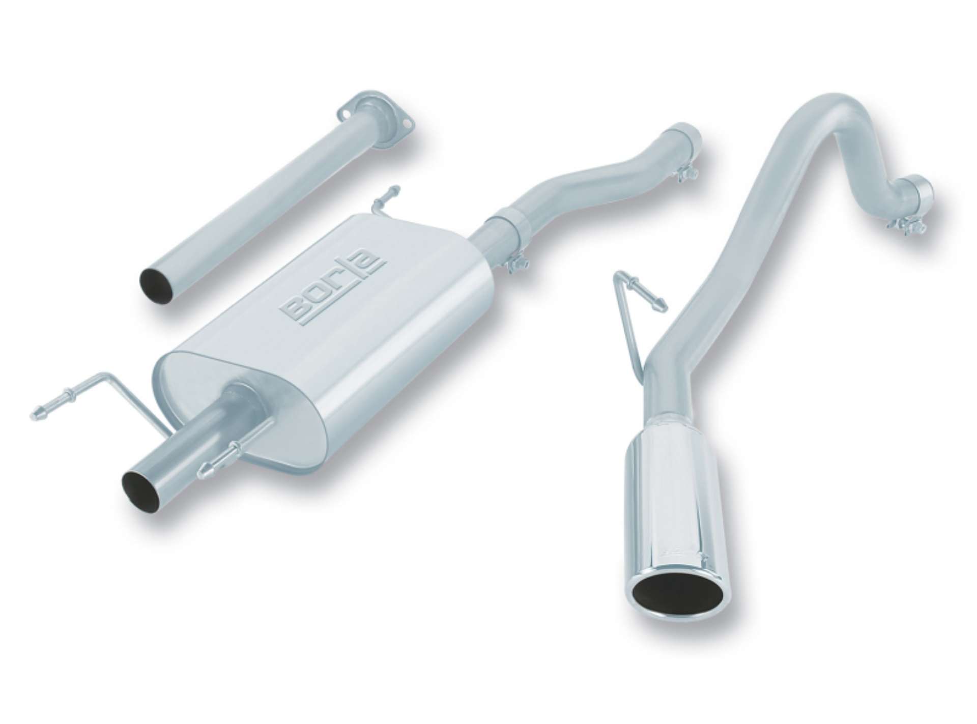 Picture of Borla 05-12 Toyota Tacoma 4-0L AT-MT 2-4WD CC-SH  EC-LB 2&4Dr Catback Exhaust