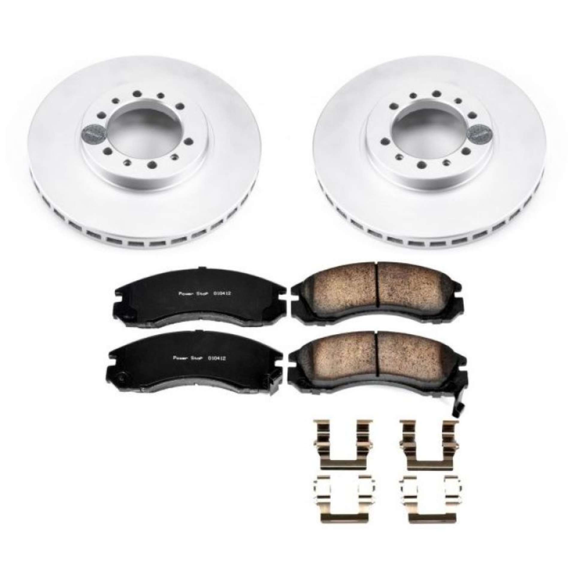 Picture of Power Stop 91-96 Mitsubishi Montero Front Z17 Evolution Geomet Coated Brake Kit