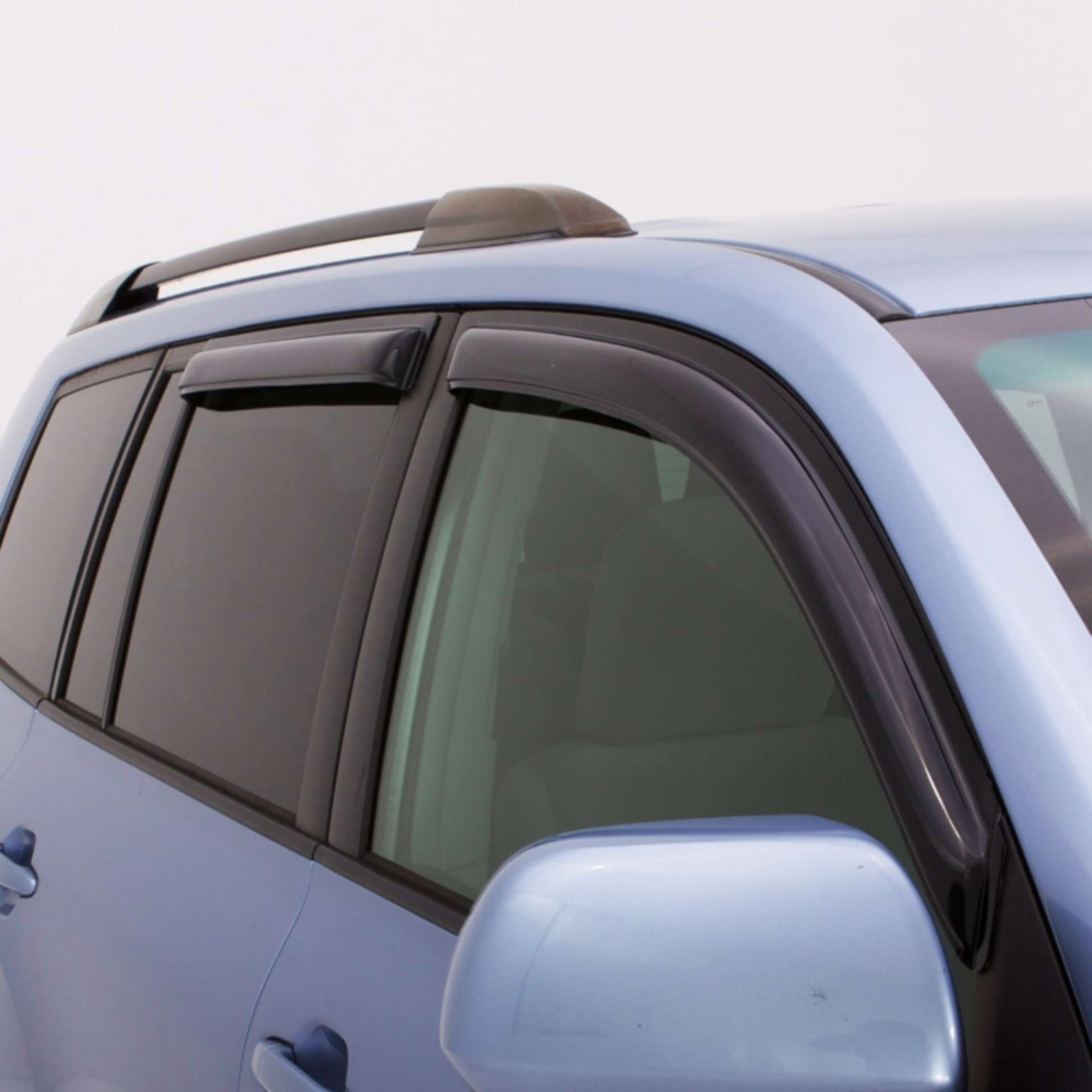 Picture of AVS 2021 Ford Bronco Sport Ventvisor Outside Mount Window Deflectors 4pc - Smoke