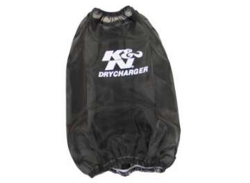 Picture of K&N Drycharger Round Tapered Air Filter Wrap 6-5in Base ID-4-5in Top ID-7in H - Black