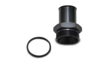 Picture of Vibrant 1-25in Hose Barb to 16 ORB Male w- O-Ring - Black Anodized Aluminum