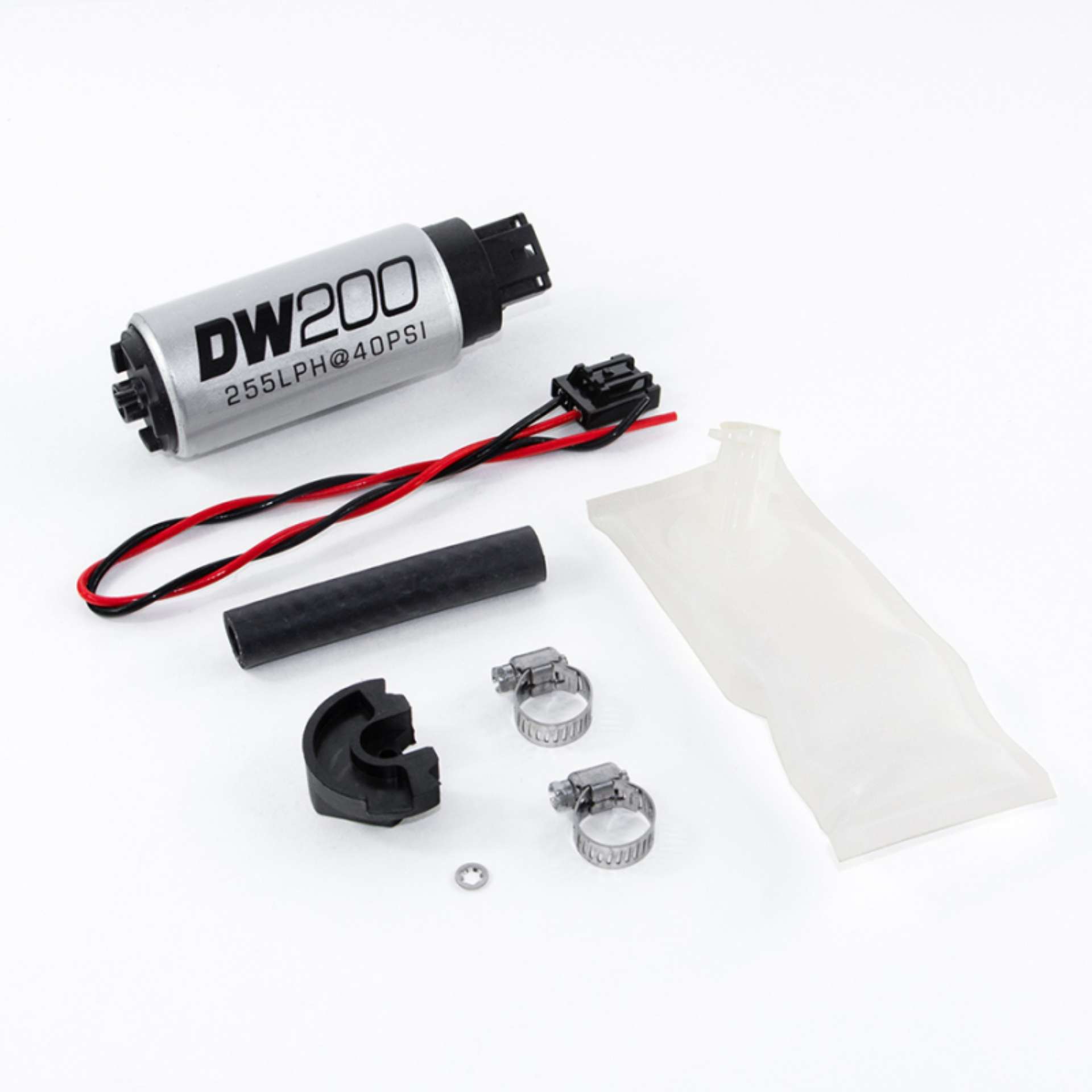 Picture of DeatschWerks 94+ Nissan 240sx-Silvia S14-S15 255 LPH DW200 In-Tank Fuel Pump w- Install Kit