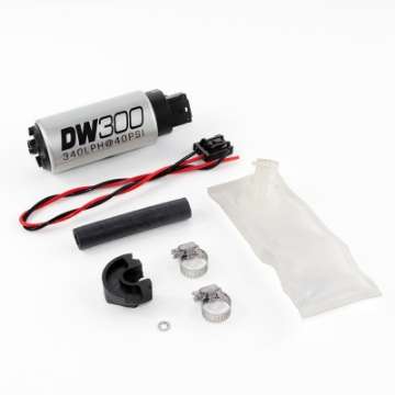 Picture of DeatschWerks 94+ Nissan 240sx-Silvia S14-S15 DW300 340 LPH In-Tank Fuel Pump w- Install Kit