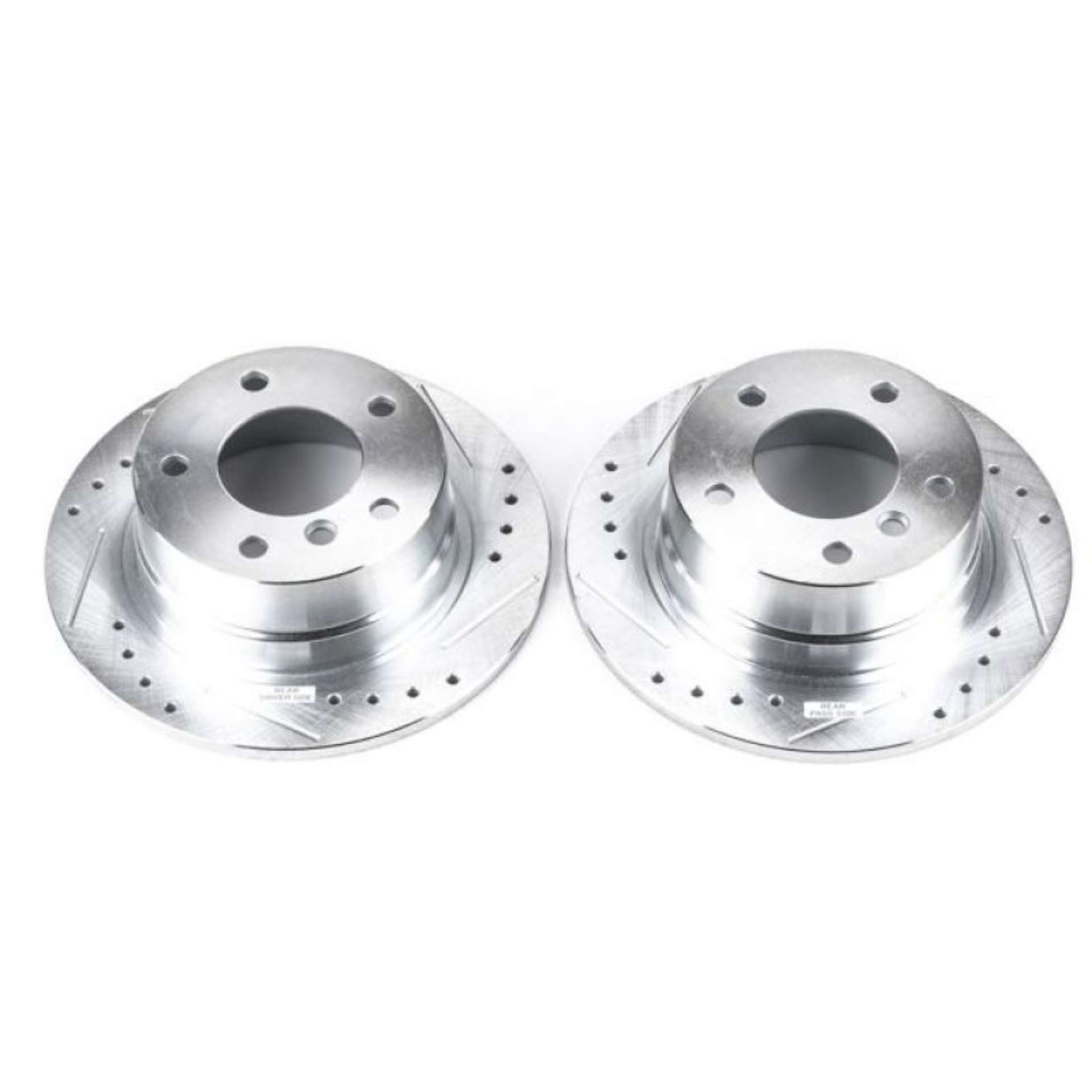 Picture of Power Stop 95-99 BMW 318ti Rear Evolution Drilled & Slotted Rotors - Pair