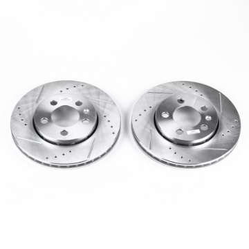 Picture of Power Stop 00-06 Audi TT Quattro Rear Evolution Drilled & Slotted Rotors - Pair