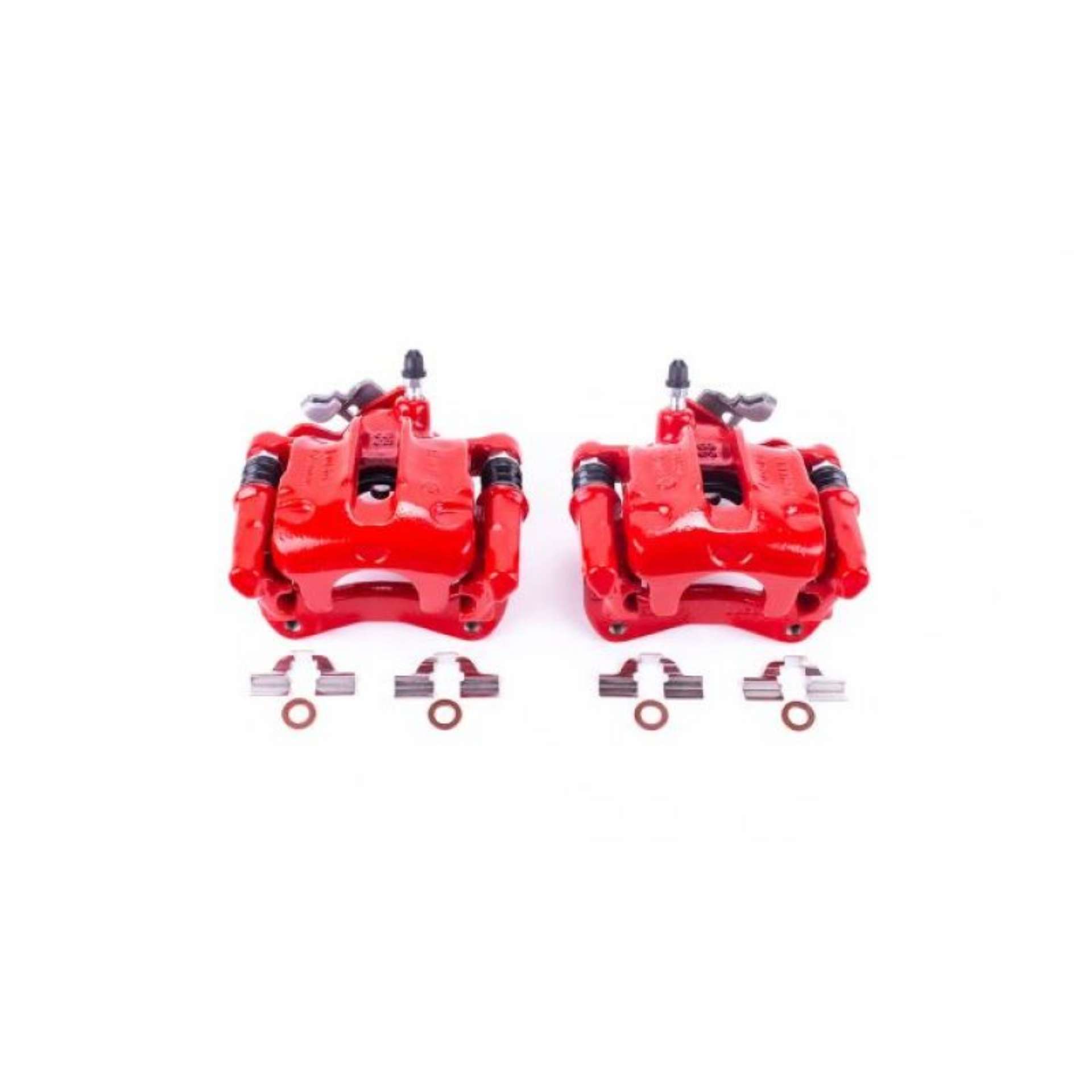 Picture of Power Stop 93-99 Volkswagen Golf Rear Red Calipers w-Brackets - Pair