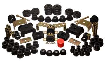Picture of Energy Suspension 73-80 Chev-GMC 4WD w-Aftermarket Front Springs Black Hyper-Flex Master Bushing Set