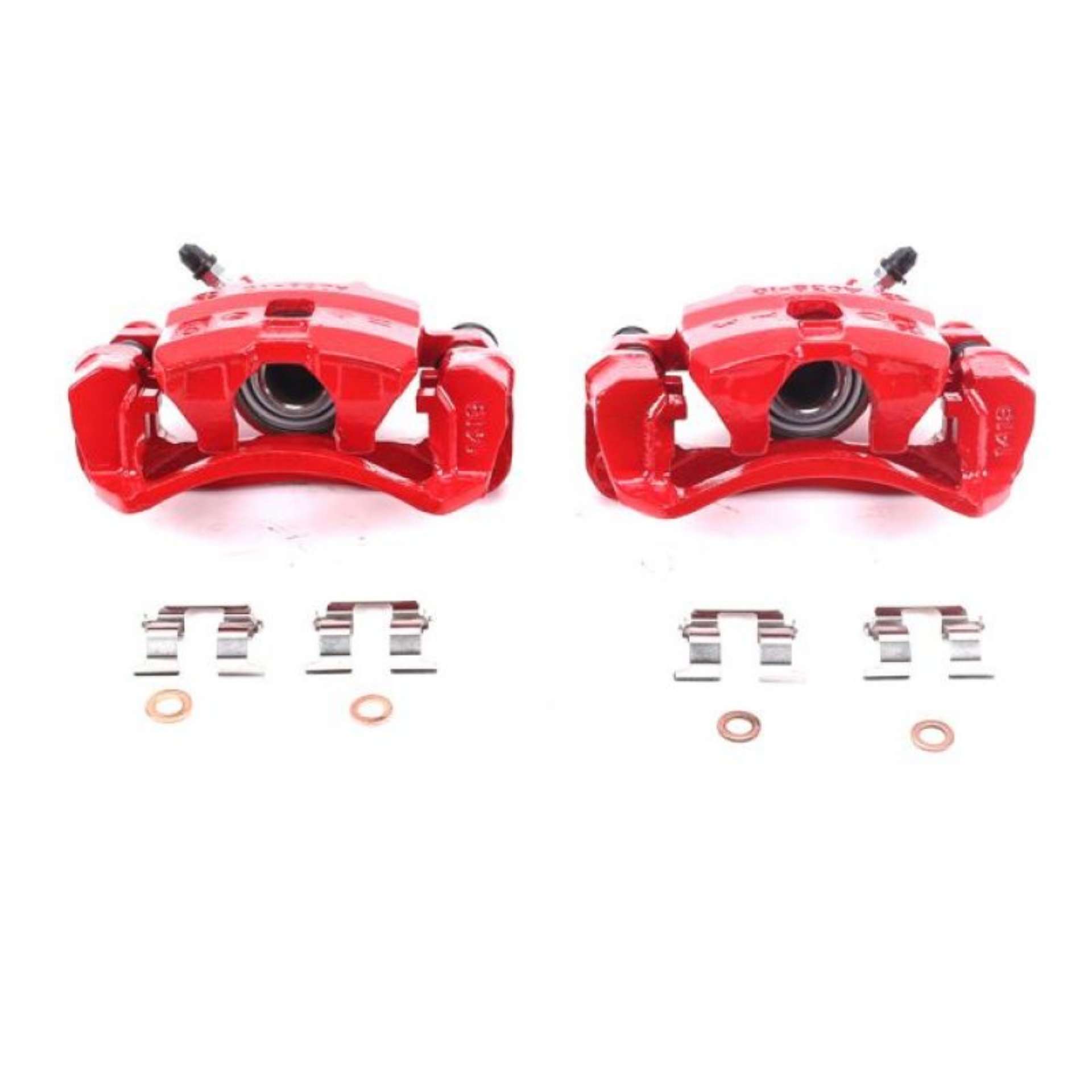 Picture of Power Stop 95-98 Subaru Impreza Rear Red Calipers w-Brackets - Pair