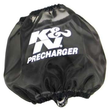 Picture of K&N Precharger Round Straight Air Filter Wrap for 01-14 Honda TRX500 - Black