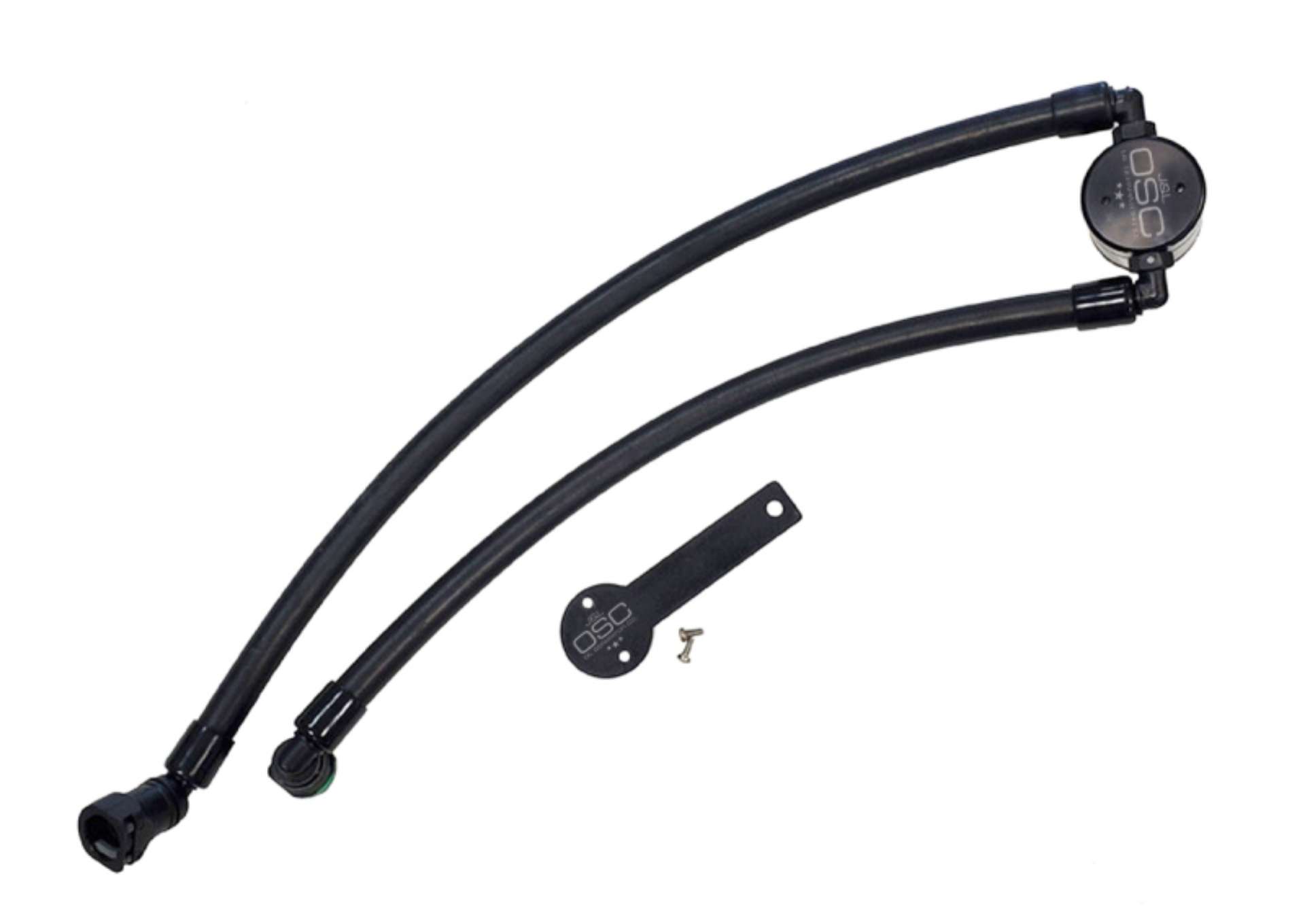 Picture of J&amp;L 2021-2024 Ram TRX 6-2L Supercharged Passenger Side Oil Separator 3-0 - Black Anodized