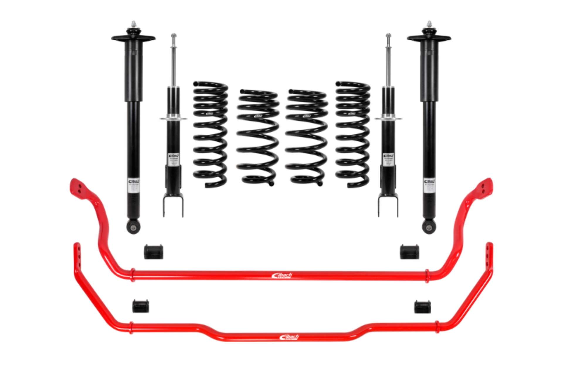 Picture of Eibach Pro-System-Plus Kit for 79-93 Ford Mustang-Cobra-Coupe FOX - 79-93 Mustang Coupe FOX V8 Exc