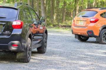 Picture of Rally Armor 13-17 Subaru Crosstrek XV Black Mud Flap w-Orange Logo