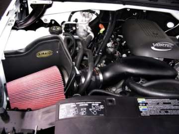 Picture of Airaid 2006 Chevy 4-8-5-3-6-0 w- Elec Fan-High Hood CAD Intake System w- Tube Dry - Red Media