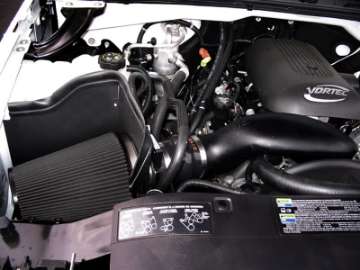 Picture of Airaid 2006 Chevy 4-8-5-3-6-0 w- Elec Fan-High Hood CAD Intake System w- Tube Dry - Black Media