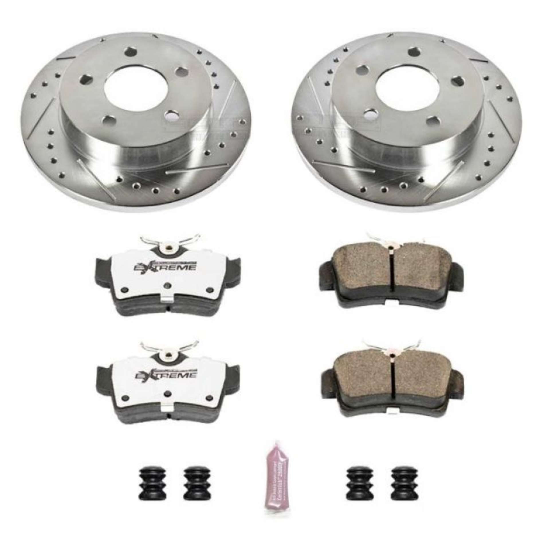 Picture of Power Stop 94-04 Ford Mustang Rear Z26 Street Warrior Brake Kit