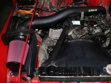 Picture of Airaid 97-02 Jeep Wrangler 2-5L CAD Intake System w- Tube Oiled - Red Media