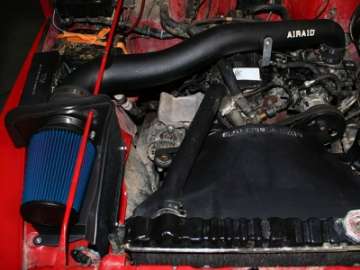 Picture of Airaid 97-02 Jeep Wrangler 2-5L CAD Intake System w- Tube Dry - Blue Media