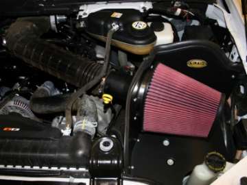 Picture of Airaid 05-07 Ford F-250-350 6-8L V-10 CAD Intake System w-o Tube Oiled - Red Media