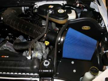 Picture of Airaid 05-07 Ford F-250-350 6-8L V-10 CAD Intake System w-o Tube Dry - Blue Media