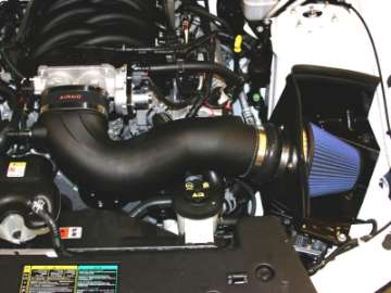 Picture of Airaid 05-09 Ford Mustang GT 5-0L Race Only No MVT MXP Intake System w- Tube Dry - Blue Media