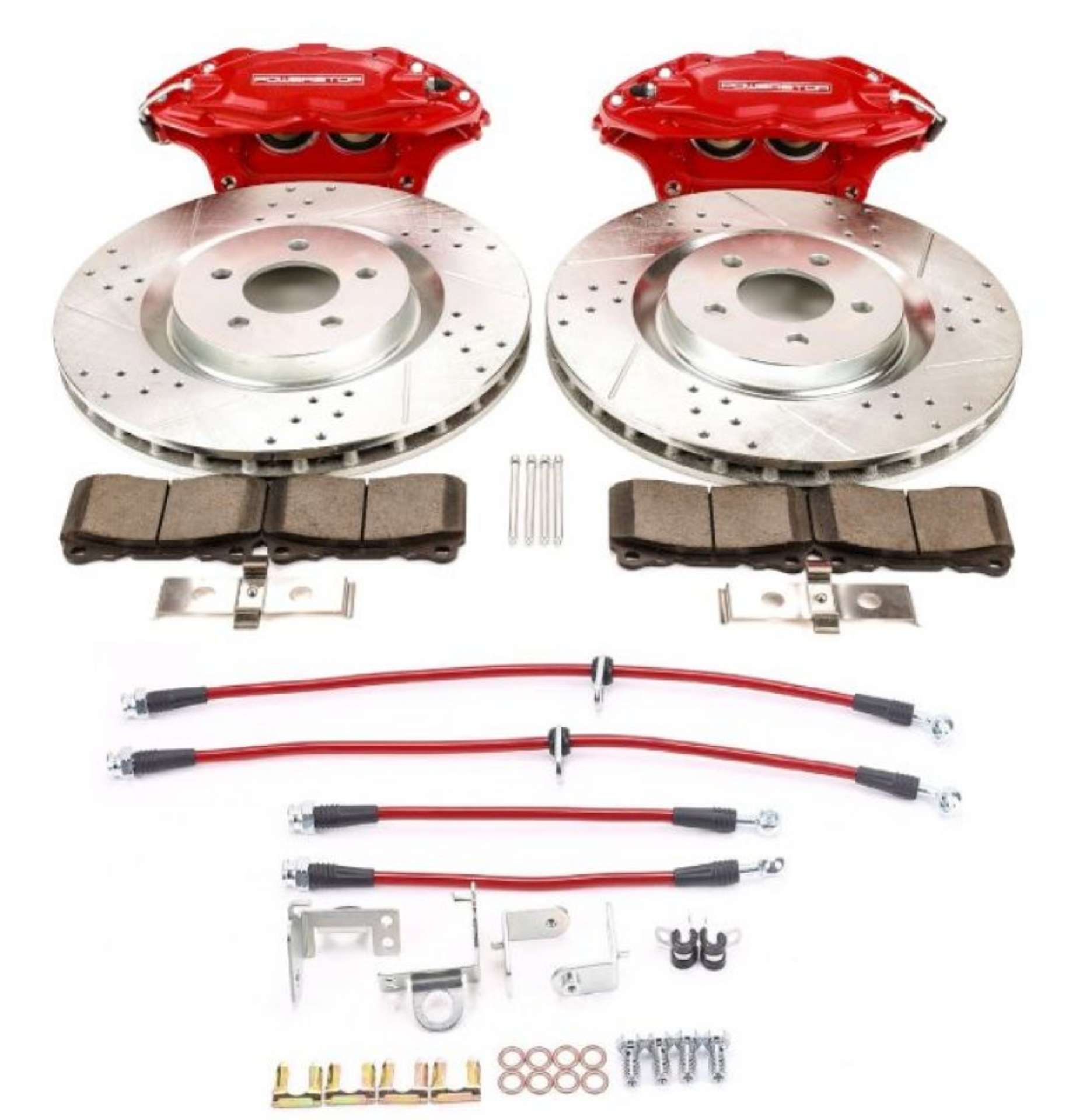 Picture of Power Stop 05-14 Ford Mustang Front Big Brake Conversion Kit