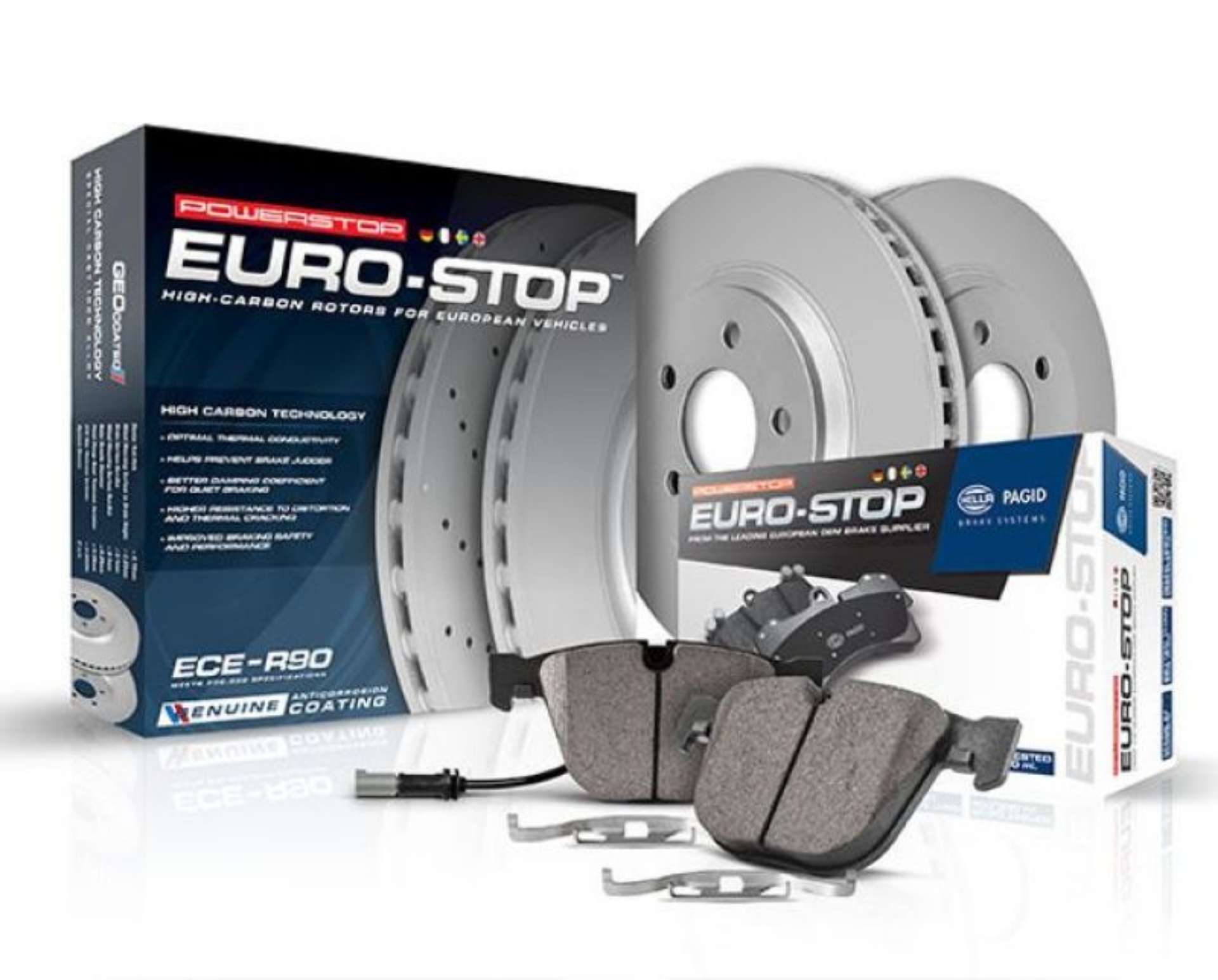 Picture of Power Stop 02-04 Mercedes-Benz C32 AMG Rear Euro-Stop Brake Kit