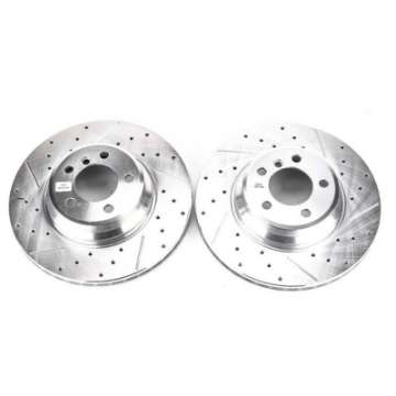 Picture of Power Stop 02-05 BMW 745i Front Evolution Drilled & Slotted Rotors - Pair