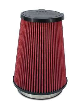 Picture of Airaid 10-14 Ford Mustang Shelby 5-4L Supercharged Direct Replacement Filter - Oiled - Red Media