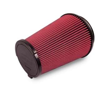 Picture of Airaid 10-14 Ford Mustang Shelby 5-4L Supercharged Direct Replacement Filter - Oiled - Red Media