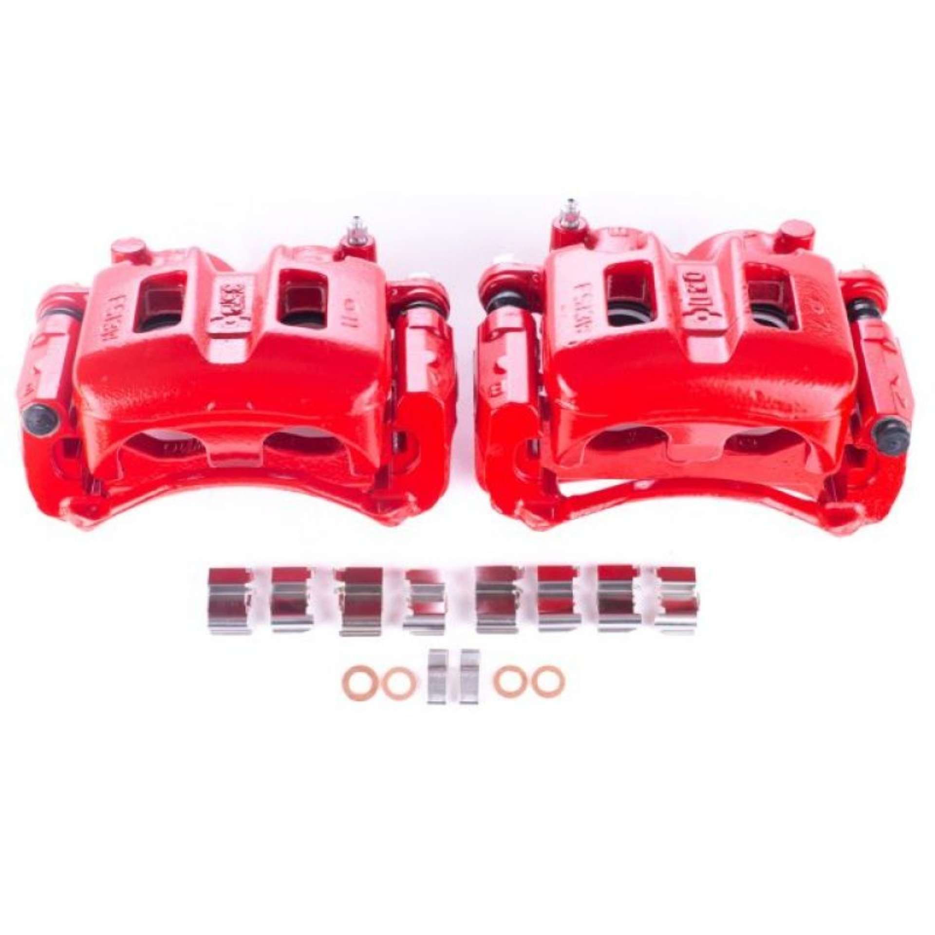 Picture of Power Stop 01-06 Mitsubishi Montero Front Red Calipers w-Brackets - Pair