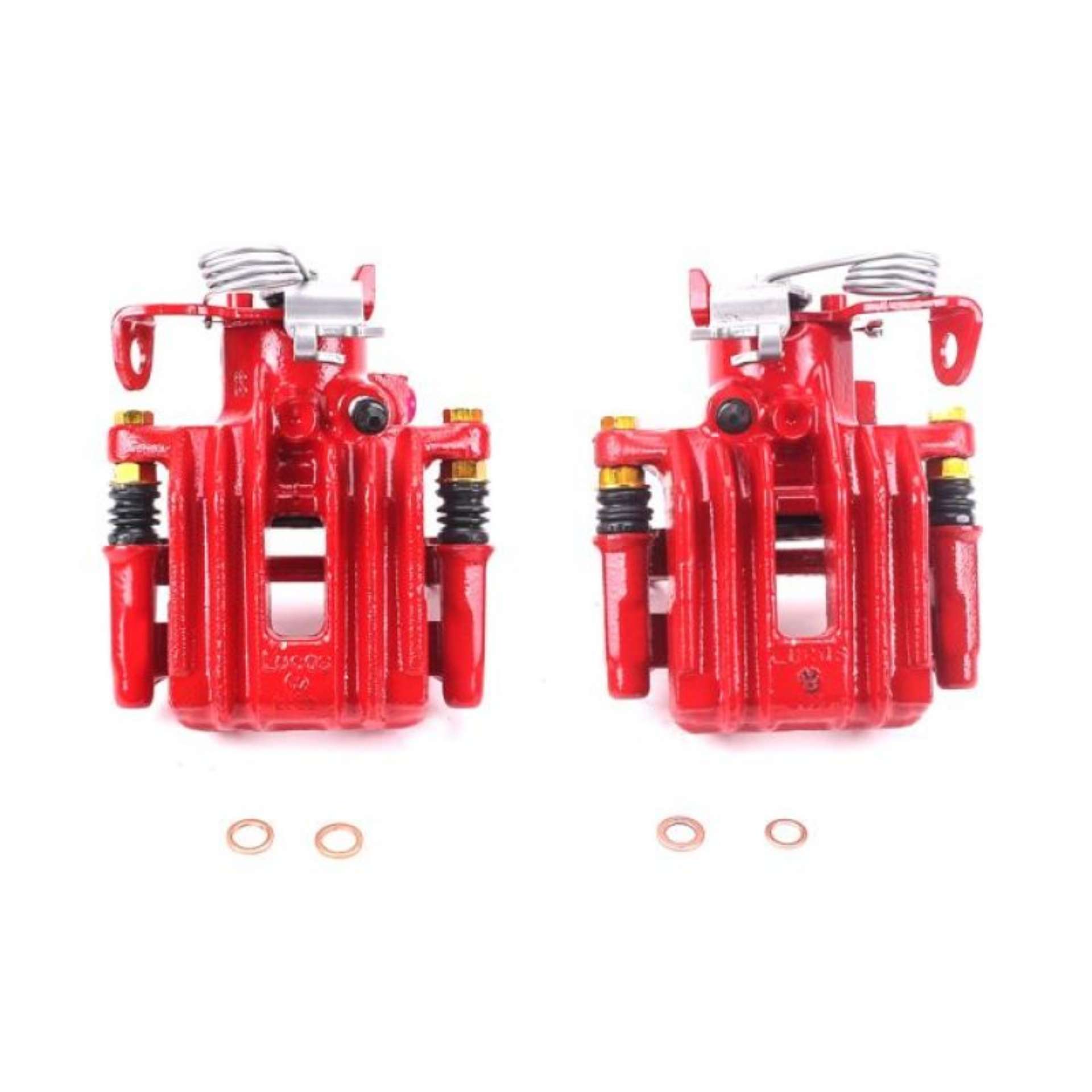 Picture of Power Stop 98-04 Audi A6 Quattro Rear Red Calipers w-Brackets - Pair