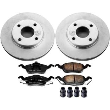 Picture of Power Stop 00-04 Ford Focus Front Z17 Evolution Geomet Coated Brake Kit