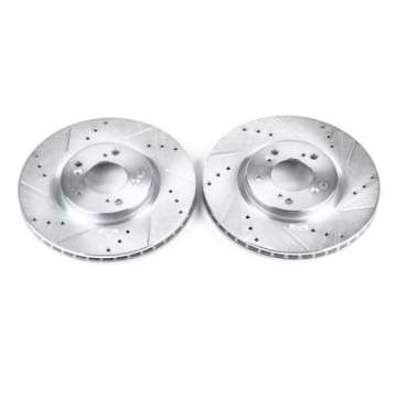 Picture of Power Stop 00-09 Honda S2000 Front Evolution Drilled & Slotted Rotors - Pair