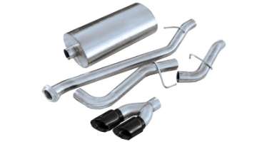 Picture of Corsa 1999-2006 GMC Sierra Reg- Cab-Short Bed 1500 4-8L V8 Black Sport Cat-Back Exhaust