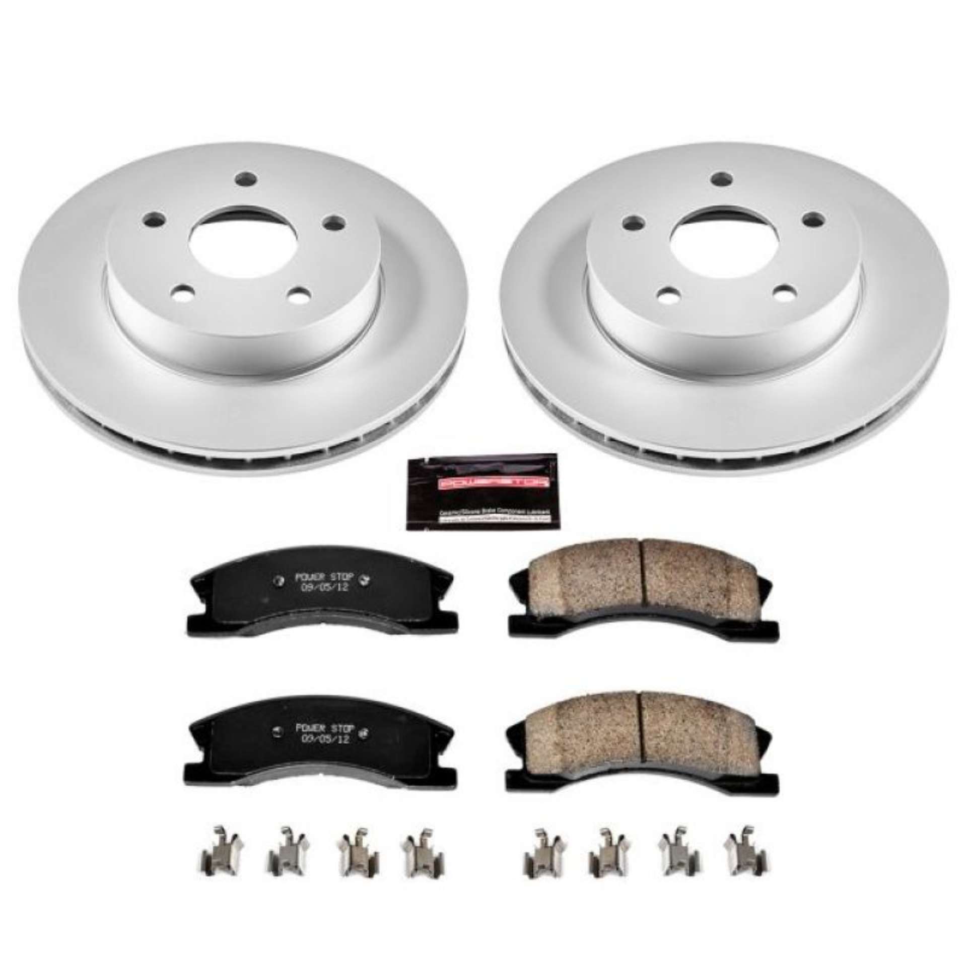 Picture of Power Stop 99-04 Jeep Grand Cherokee Front Z17 Evolution Geomet Coated Brake Kit