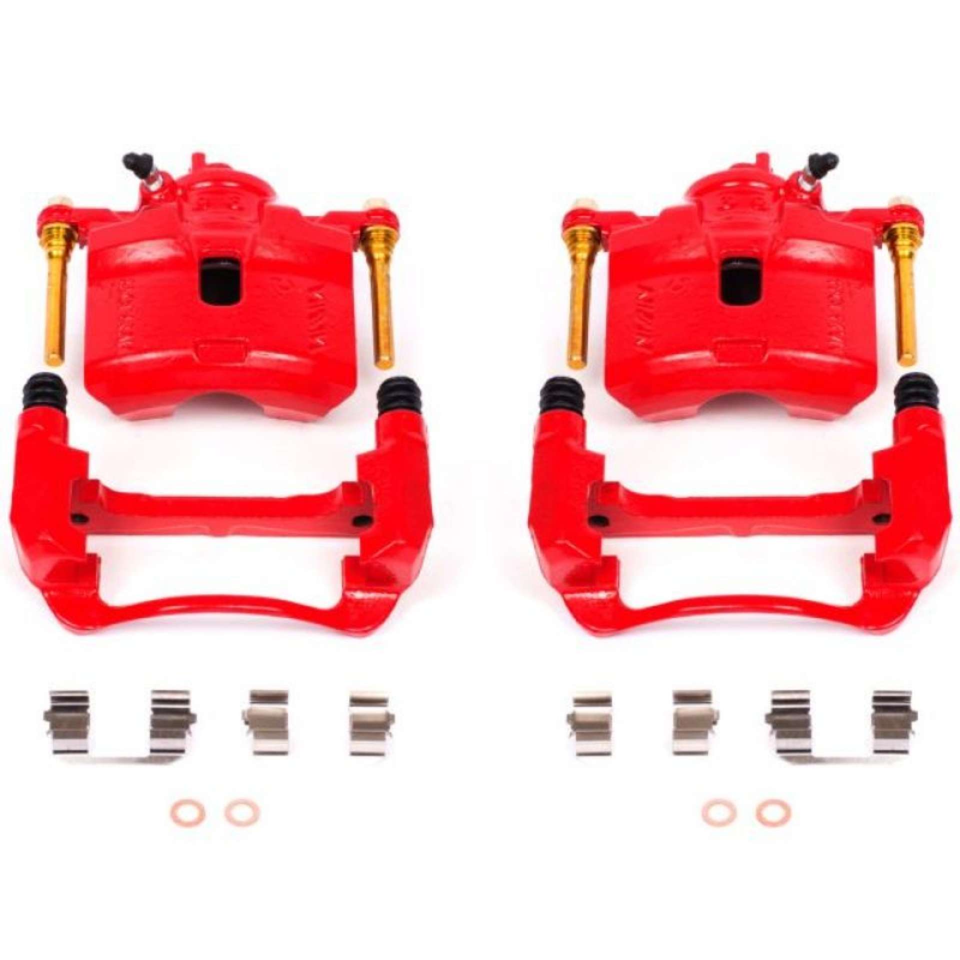 Picture of Power Stop 92-96 Honda Prelude Front Red Calipers w-Brackets - Pair